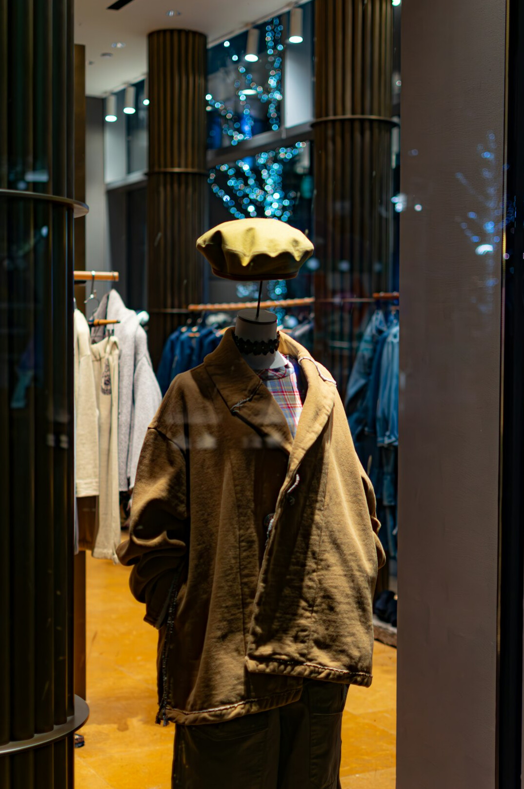 security guard in clothing store